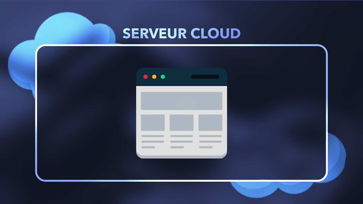 Serveur cloud avec une interface de site web